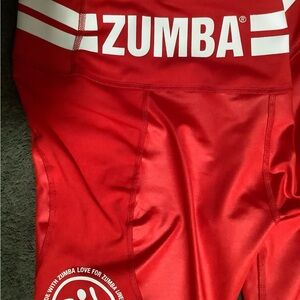 Zumba Fitness Red Leggings